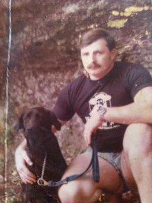 Me and my Lab pup Nikki.