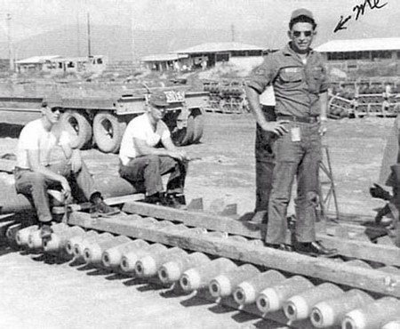 At the bomb Dump Danang AB A1C Roberto Diaz