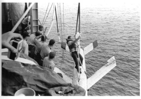 1966 Recovery of Jet Powered Drone (Carrier?Lost)
