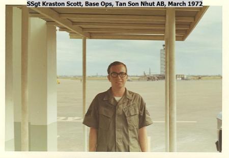 SSgt Kraston Scott, 1972, Tan Son Nhut AB, Vietnam