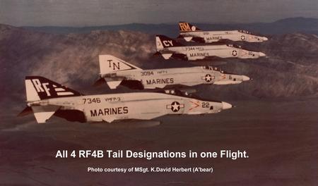 All 4 RF4b Phantom Tail Designations