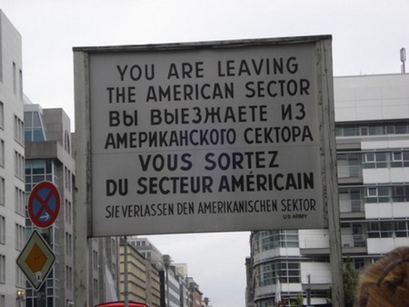 Berlin Sector Sign