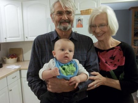 Bob and Jan Tritle and great grandson Ryder