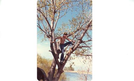 Rick Johnson trying to be a bird at sterling resavoir