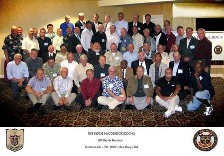 USS Lynde McCormick DDG-8 2007 Reunion