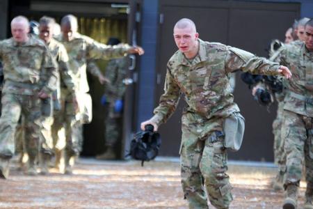 Private Exiting the Gas Chanmber
