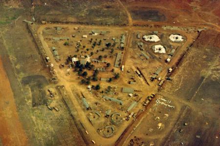 FSB Crossed Sabers - Ariel View