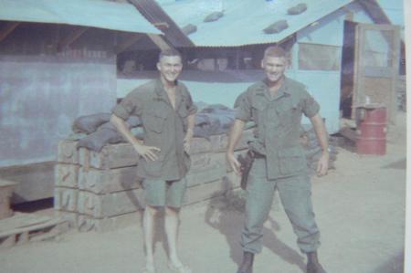 1LT Terrance McDermott (left)