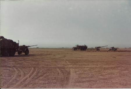 Equipment returning from war
