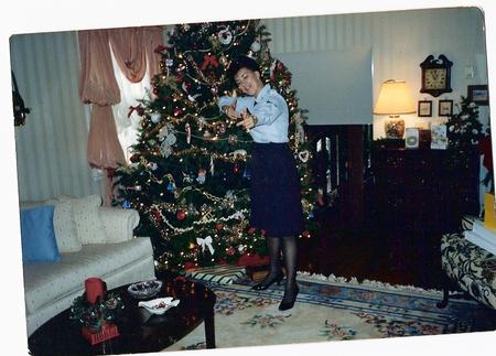 Home on Christmas Leave from Basic Training, 1987