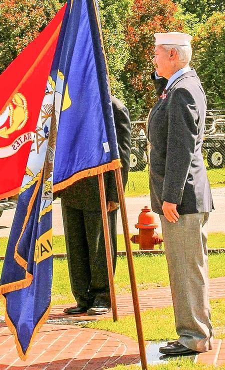 Navy Flag Bearer Detail