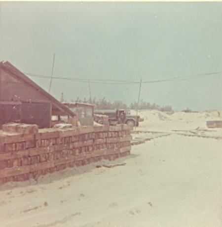 Mess hall on the Qua Viet River