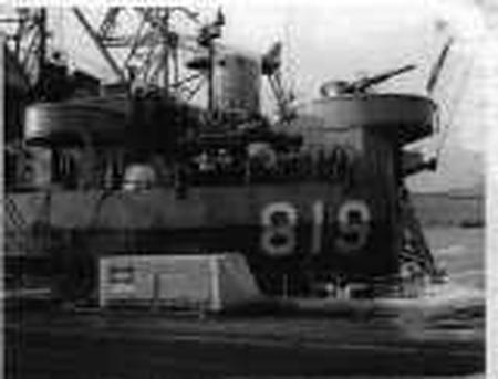 LST 819 aft section.