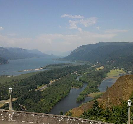 Columbia River; Crown Point Oregon