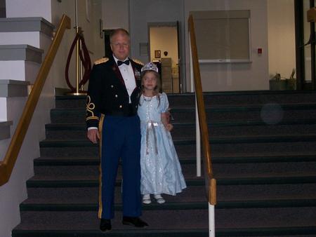 Jason Pike and Daughter at a Ball