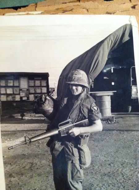 Prepare for guard duty at camp eagle.