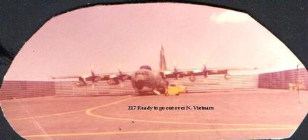 HC 130-P in revetment Tuy Hoa AB RVN