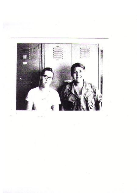 Myself (Right) my roommate Irwin Pellman (Left)