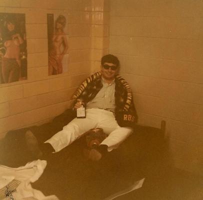 Relaxing on my bunk, 2nd floor Airmen/NCO barracks