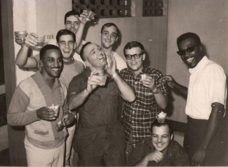 1968 -- Going away celebration for Warrant Officer Bruce Love