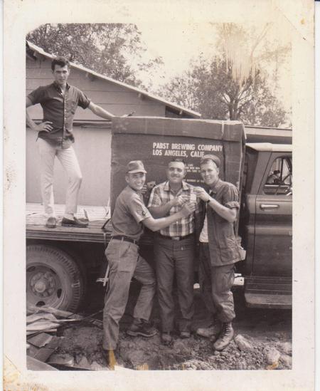 Three Amigos "borrowed"some beer