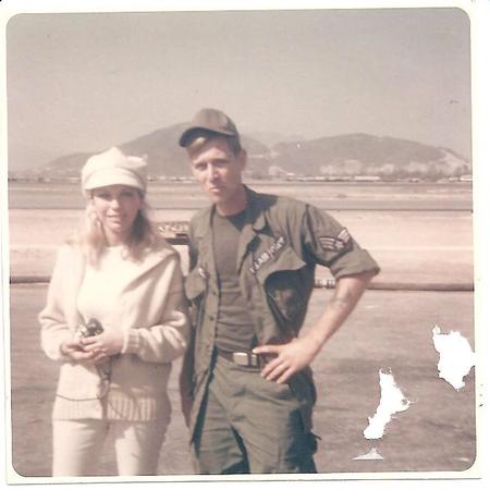 Nancy Sinatra and me! 1967 DaNang, Vietnam