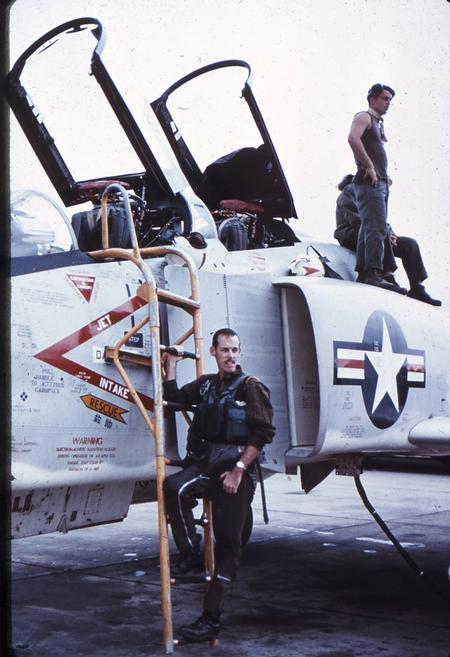 My brother saddling up for another mission to North Vietnam