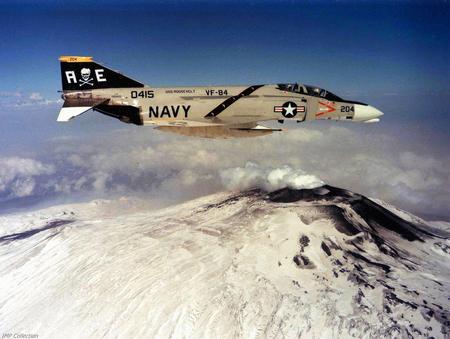 VF-84 F-4 Phantom over Mt. Etna