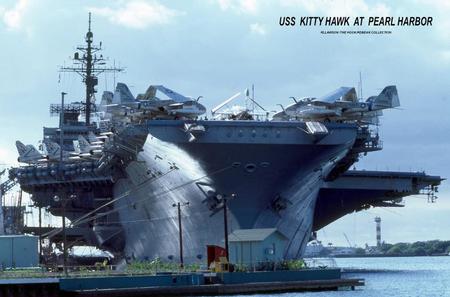 USS Kitty Hawk (CV-63) at Pearl Harbor