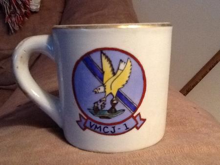 VMCJ 1 Mug with Squadron Patch