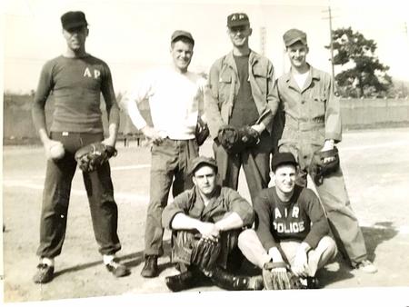 MSgt Harry P. (Mac) McGrattan Air Police softball team