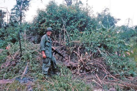 VC bunker west of Quang Ngai