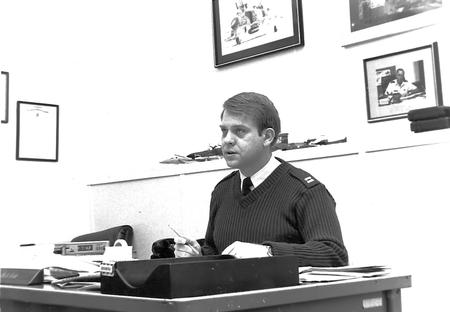 Me in my office in the Wing Headquarters building