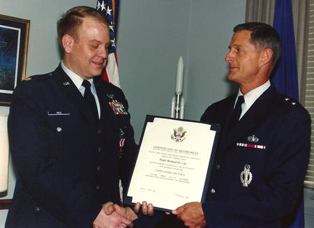Being Presented My Retirement Certificate