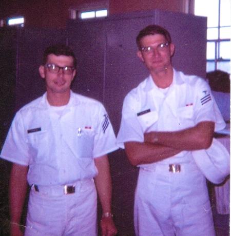 Friends in Hospital Corps School at Balboa Naval Hospital San Diego