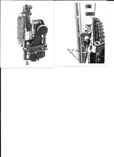 me standing next to jeep sgt Treadway on tank