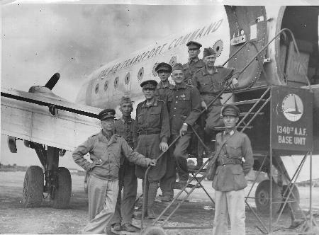 GENERALS OF THE ROYAL NETHERLANDS INDIAN ARMY HEADED HOME