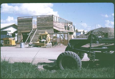 builiding barracks in Binh Thuy AB