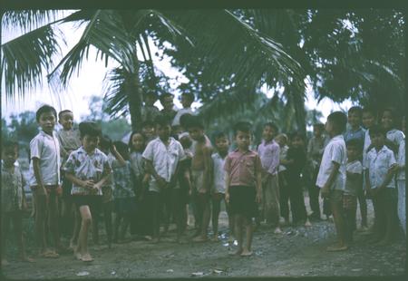 Myself with children in Can Tho