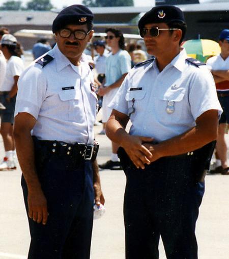 Bill Dangle and me at the Langley Air Show 1995