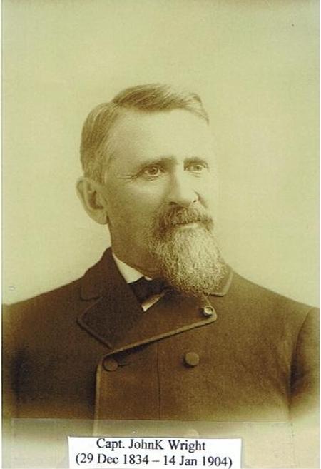 CPT JohnK Wright Sr. Civil War Colorado Regiment,Kansas Volunteers