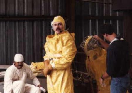 Entering containment building at Sequoyah Nuclear Plant
