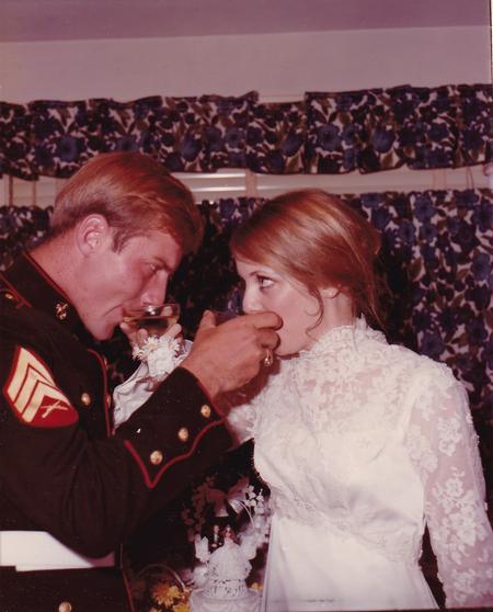 Sgt James G. Horan and Andrea Dimock Horan 5-3-1974
