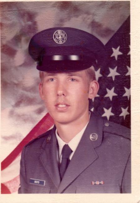 Paul Boyd as young airman