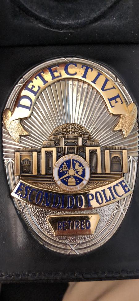 My retired police badge