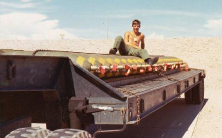 Bomb revetment ready for Flight Line
