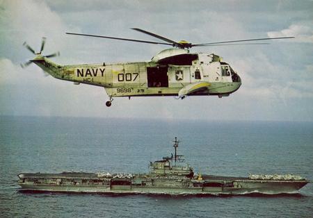 HC-1 Det 5 alongside USS Midway 1971