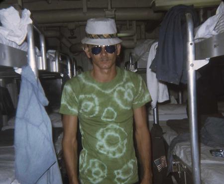 Me aboard the USS Charleston LKA 113