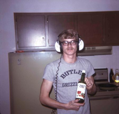 Me in our apartment before being separated