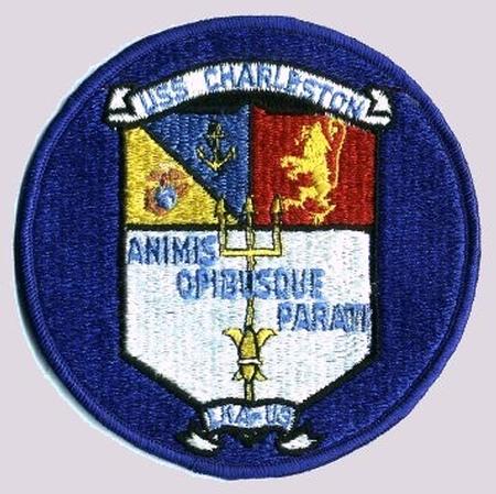 USS Charleston LKA 113 patch